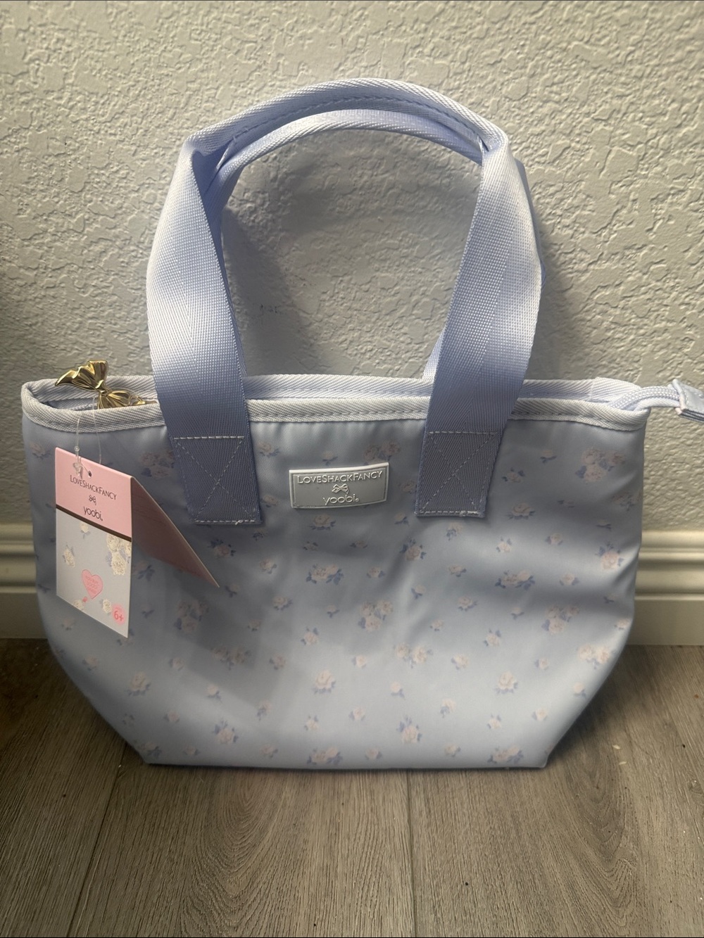 LoveShackFancy x Target - Yoobi Lunch Bag Breezy Blue, LoveShackFancy Lunch Bag - Picture 3 of 4